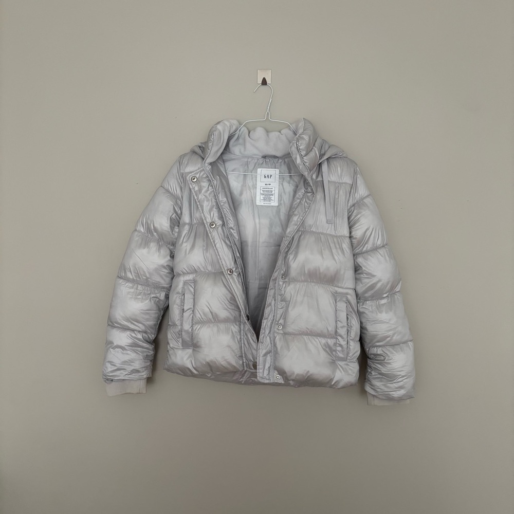 Silver Puffer Jacket